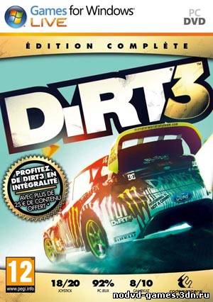 NoDVD, таблетка, кряк для игры Dirt 3: Complete Edition [v1.0 EN]